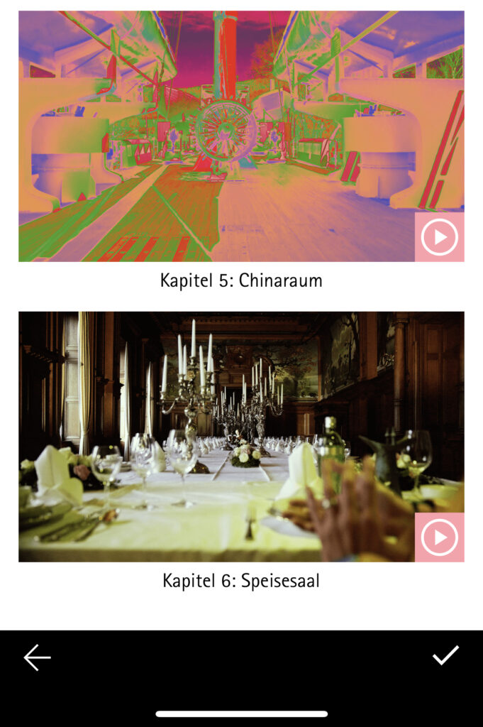 Übersicht der Villa Hügel App