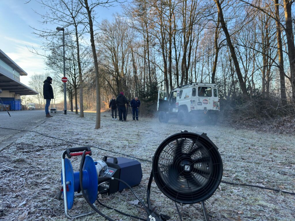 Ludwig Meister Dreh im Freien