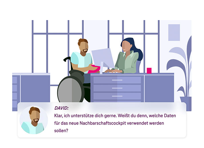 Screenshot aus dem WBT-Gamification der Telekom