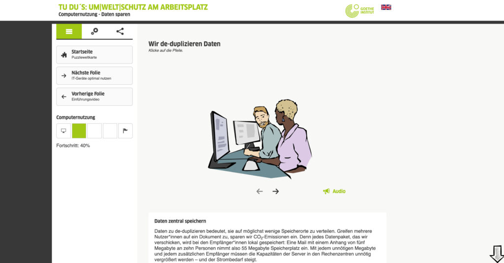WBT Nachhaltigkeit am Arbeitsplatz Goethe 5