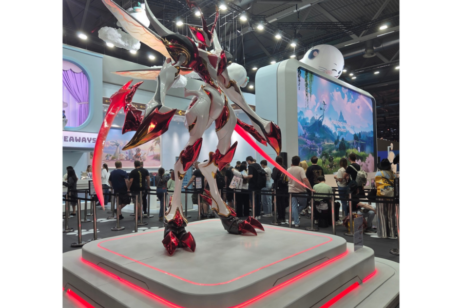 Foto einer Figur auf der Gamescom